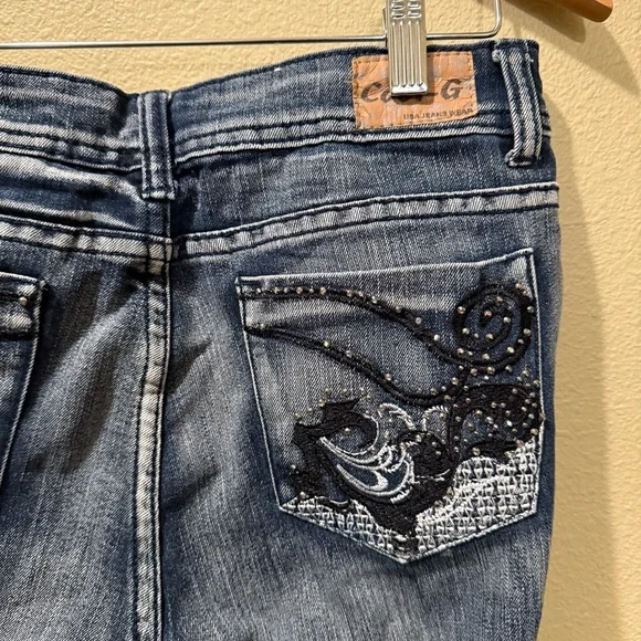 Women’s Size 11 Cool-G Dark Blue Stone Wash Skinny Jeans - Picture 12 of 12